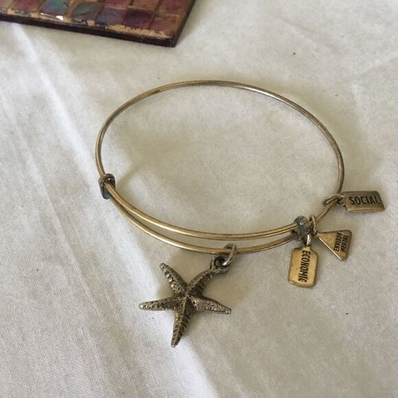 $8 ea or 3/$15. Goldtone Adj. Bangle Bracelet - Picture 5 of 5